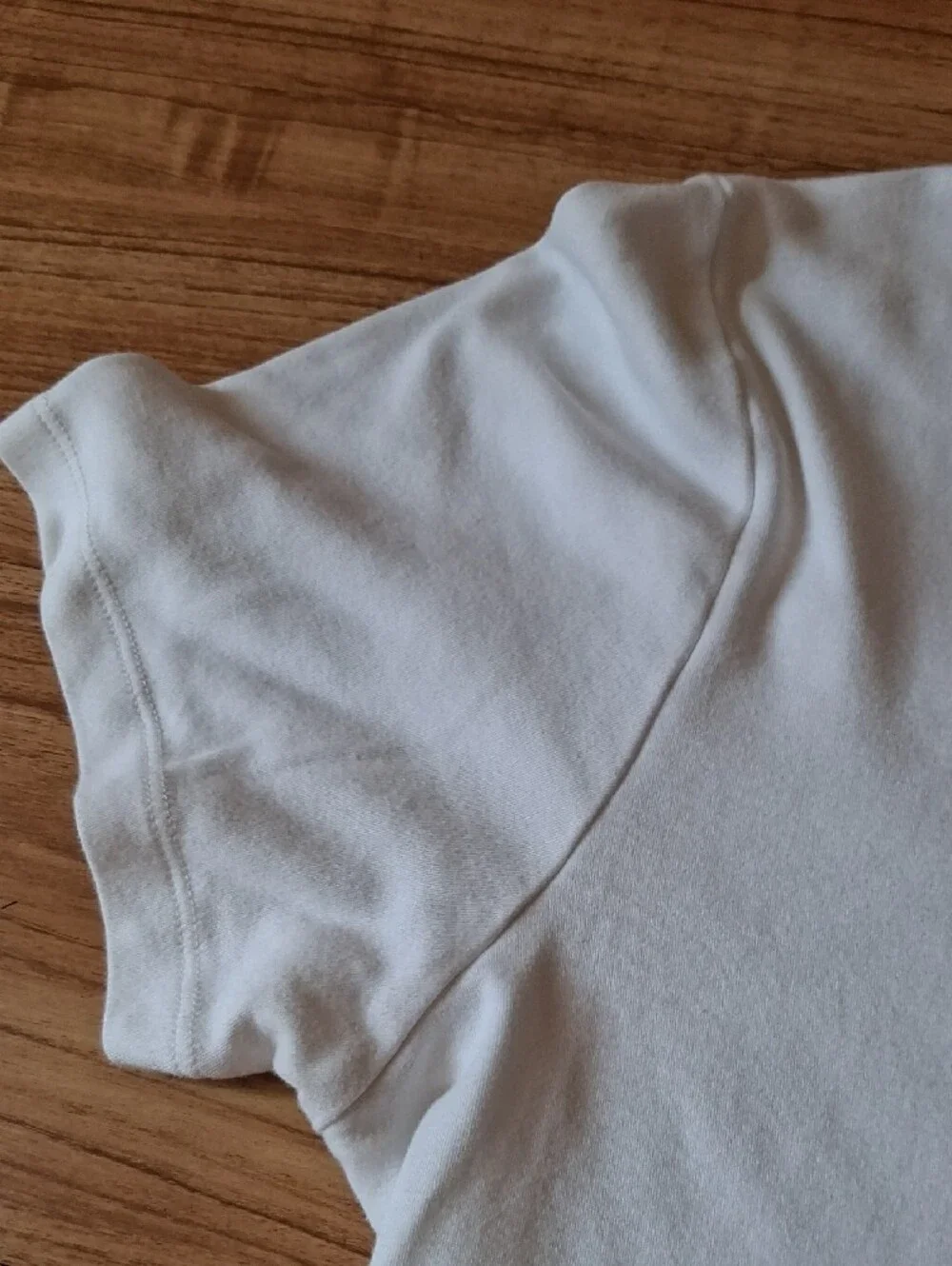 Banana Republic Men's White Long-Sleeve Mock Neck Shirt